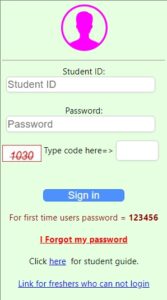 Student - Login Portal