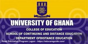 Can I Read Education Program At Legon, A Checklist Of Education Courses 