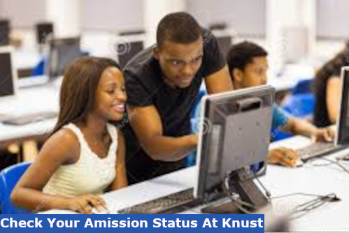 check admission status at knust