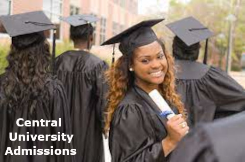 central university admission requirements